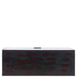 Leather Decorative Home Accessories Box Black/red: AGC-44 -Luxe Style Central leather decorative home accessories box black red agc 44 p7824 28357 image