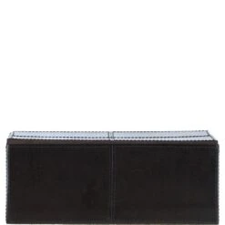 Leather Decorative Home Accessories Box Dk Brown: AGC-76 -Luxe Style Central leather decorative home accessories box dk brown agc 76 p7807 28315 image