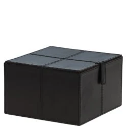 Leather Decorative Home Accessories Box Dk Brown: AGC-78 -Luxe Style Central leather decorative home accessories box dk brown agc 78 p7780 28213 image