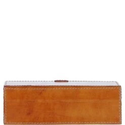 Leather Decorative Home Accessories Box Tan: AGC-88 -Luxe Style Central leather decorative home accessories box tan agc 88 p7806 28297 image