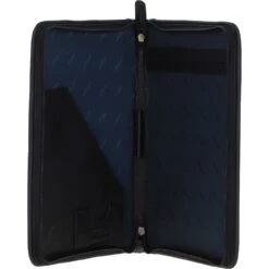 Leather Document Holder Black : A4 Sleeve -Luxe Style Central leather document holder black a4 sleeve p7594 27447 image
