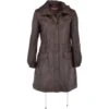 Leather Duffle Leather Coat Mid Brown/ App: Brienne