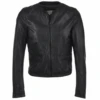 Leather Jacket Black : Alisa