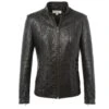Leather Jacket Black/ddy : Agnus