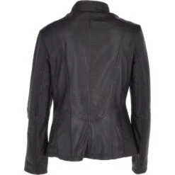 Leather Jacket Black/ddy : Isla -Luxe Style Central leather jacket black ddy isla p3729 16160 image