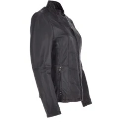 Leather Jacket Black/ddy : Isla -Luxe Style Central leather jacket black ddy isla p3729 16161 image