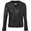 Leather Jacket Black/ddy : Liona -Luxe Style Central leather jacket black ddy liona p76 1012 image