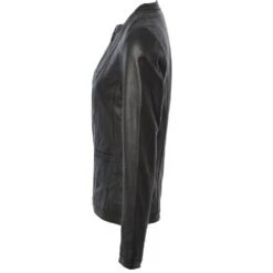 Leather Jacket Black/ddy : Liona -Luxe Style Central leather jacket black ddy liona p76 237 image