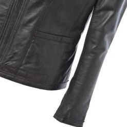 Leather Jacket Black/ddy : Liona -Luxe Style Central leather jacket black ddy liona p76 239 image
