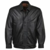 Leather Jacket Black/nap : Ferdinand -Luxe Style Central leather jacket black nap ferdinand p548 2158 image