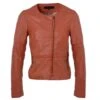 Leather Jacket Lt.red : Chloe