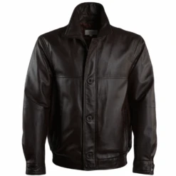 Leather Jacket Mid Brown/nap : Ferdinand