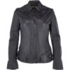 Leather Jacket Navy/nap : Alana