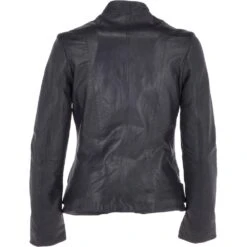 Leather Jacket Navy/nap : Alana -Luxe Style Central leather jacket navy nap alana p3742 16180 image