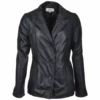 Leather Jacket Navy/nap : Marabelle