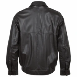 Leather Jacket Oxblood/nap : Ferdinand -Luxe Style Central leather jacket oxblood nap ferdinand p1464 6377 image