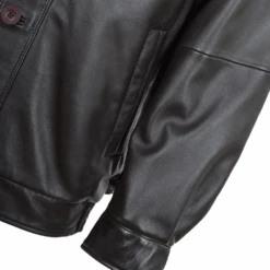 Leather Jacket Oxblood/nap : Ferdinand -Luxe Style Central leather jacket oxblood nap ferdinand p1464 6378 image