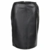 Leather Pencil Skirt Black : Linn -Luxe Style Central leather pencil skirt black linn p1467 6482 image