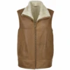 Leather Sheepskin Gillet Tan : Norden