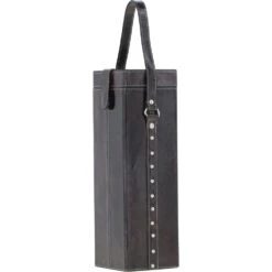 Leather Single Wine Bottle Holder Brown: AGC-83 -Luxe Style Central leather single wine bottle holder brown agc 83 p7802 28285 image