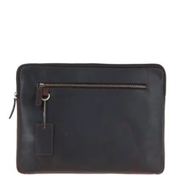 Leather Tablet Holder And A4 Sleeve Section Brown: K-40 -Luxe Style Central leather tablet holder and a4 sleeve section brown k 40 p7238 26623 image