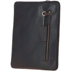 Leather Tablet Holder And A4 Sleeve Section Brown: K-40 -Luxe Style Central leather tablet holder and a4 sleeve section brown k 40 p7238 26624 image