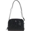Leather Three Section Cross Body Bag Black/croc: 63789 Croc -Luxe Style Central leather three section cross body bag black croc 63789 croc p6601 24104 image