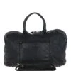 Leather Travel Holdall Black : Dylan