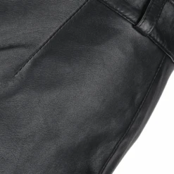 Leather Trousers Black : 766 -Luxe Style Central leather trousers black 766 p1624 7341 image