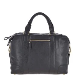Leather Vintage Laptop Work Bag Black : G-34 -Luxe Style Central leather vintage laptop work bag black g 34 p3811 16444 image