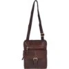 Leather Vintage Medium Flight Shoulder Bag Brandy : G-33 -Luxe Style Central leather vintage medium flight shoulder bag brandy g 33 p3809 16434 image