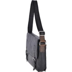 Leather Vintage Messenger Bag Black/mud : F-85 -Luxe Style Central leather vintage messenger bag black mud f 85 p2395 10999 image