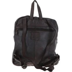 Leather Vintage Wash Backpack Dk Brown: D-74 -Luxe Style Central leather vintage wash backpack dk brown d 74 p6283 22910 image