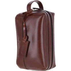 Leather Wash Bag Brandy : Rudy -Luxe Style Central leather wash bag brandy rudy p3789 16385 image