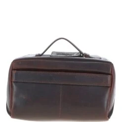 Leather Washbag Brown: K-49 -Luxe Style Central leather washbag brown k 49 p7243 26605 image