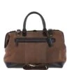 Leather Weekend Holdall Brown : DR BAG -Luxe Style Central leather weekend holdall brown dr bag p6285 22734 image