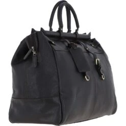 Leather Weekend Holdall Brown/tum : Gladstone A -Luxe Style Central leather weekend holdall brown tum gladstone a p6449 23513 image