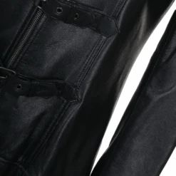 Long Length Gothic Coat Black Black: Zelda -Luxe Style Central long length gothic coat black black zelda p1241 5369 image