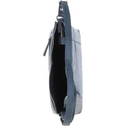 Luxury Croc Print Leather Shoulder Bag Navy/croc: MC1 -Luxe Style Central luxury croc print leather shoulder bag navy croc mc1 p6832 25231 image