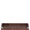 Luxury Rectangular Leather Tray Brown: AGC-55 -Luxe Style Central luxury rectangular leather tray brown agc 55 p7729 27981 image