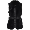 Luxury Shearling Gilet Black: Catiyana -Luxe Style Central luxury shearling gilet black catiyana p992 4310 image
