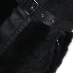 Luxury Shearling Gilet Black: Catiyana -Luxe Style Central luxury shearling gilet black catiyana p992 4313 image