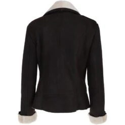 Luxury Shearling Jacket Tabak/brn: Alayna -Luxe Style Central luxury shearling jacket tabak brn alayna p4424 18838 image