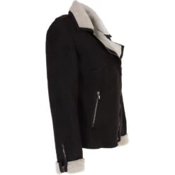 Luxury Shearling Jacket Tabak/brn: Alayna -Luxe Style Central luxury shearling jacket tabak brn alayna p4424 18839 image