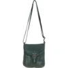 Luxury Small Leather Flight Bag Green: D-90 -Luxe Style Central luxury small leather flight bag green d 90 p7536 27327 image