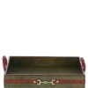 Luxury Square Leather Tray Green: TBZ1UC624 -Luxe Style Central luxury square leather tray green tbz1uc624 p7726 27966 image