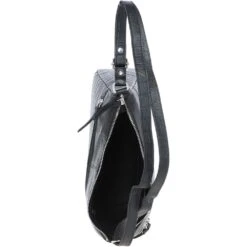 Lxlove Croc Print Leather Shoulder Bag Black/croc: MC3 -Luxe Style Central lxlove croc print leather shoulder bag black croc mc3 p6837 25183 image