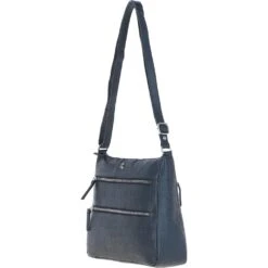 Lxlove Croc Print Leather Shoulder Bag Navy/croc: MC3 -Luxe Style Central lxlove croc print leather shoulder bag navy croc mc3 p6840 25202 image