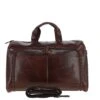 Mayfair Hi Veg Leather Flight-Cabin Weekend Holdall Tempo Brown : 8150 -Luxe Style Central mayfair hi veg leather flight cabin weekend holdall tempo brown 8150 p4029 17281 image