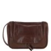 Mayfair Hi Veg Leather Hanging Wash Bag Tempo Brown : 8140 -Luxe Style Central mayfair hi veg leather hanging wash bag tempo brown 8140 p4015 17214 image